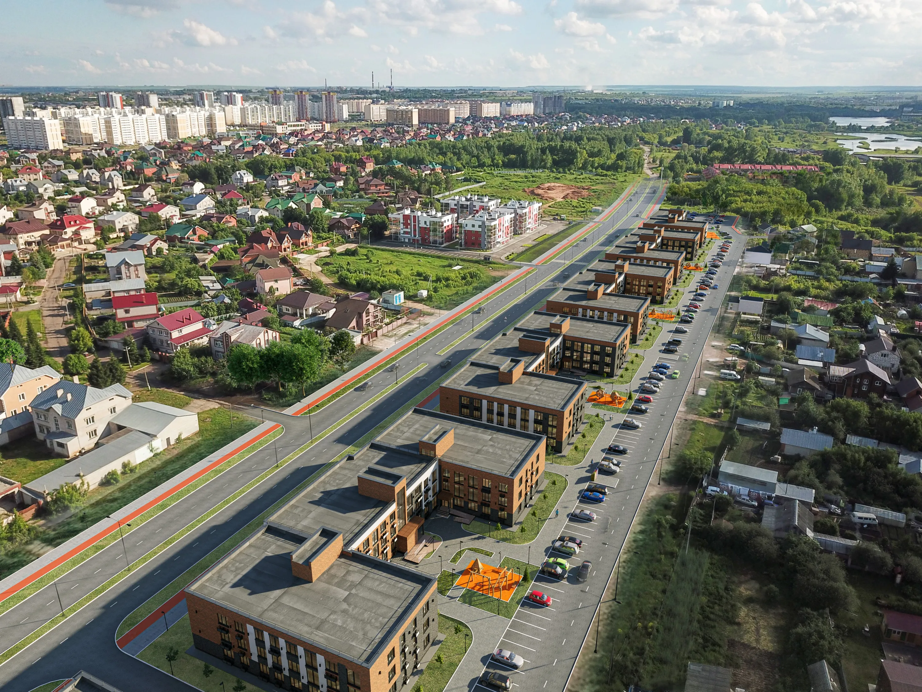 Планировка 1-комнатной квартиры 27.57 м² в ЖК ЖК Авиатор, г. Набережные Челны — фото 1