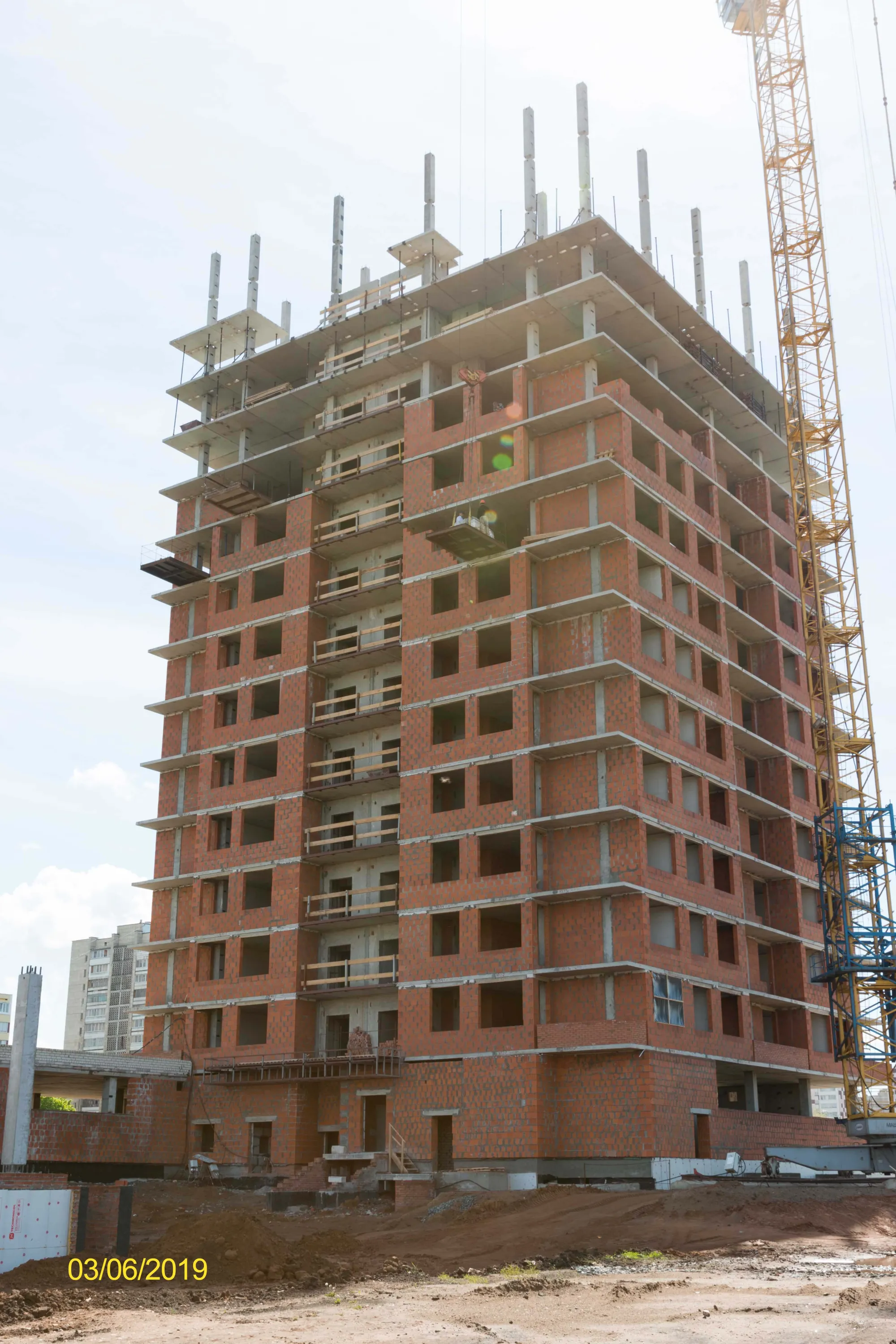 ЖК "НА САРМАНОВСКОМ" ход строительства