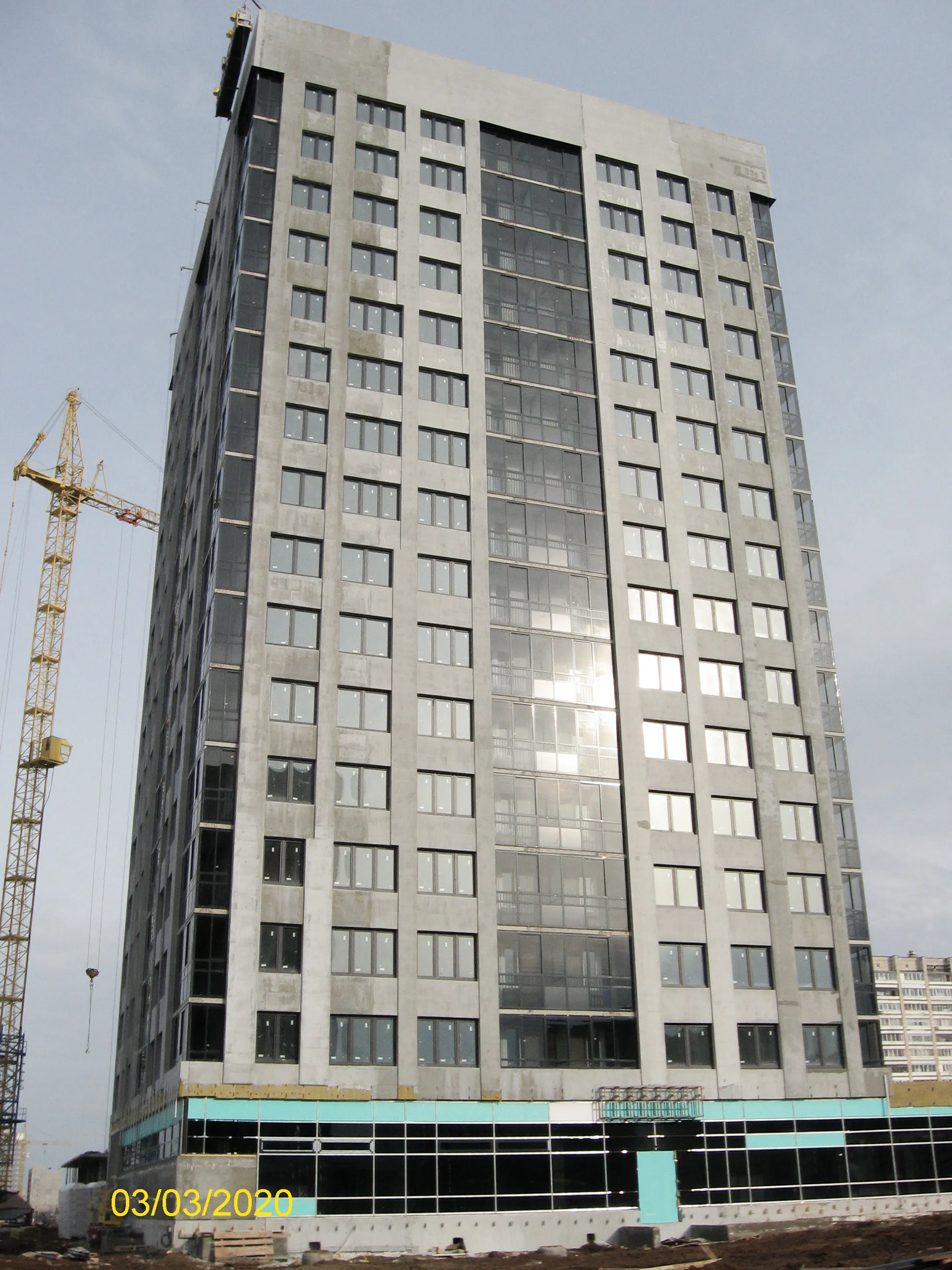 ЖК "НА САРМАНОВСКОМ" ход строительства