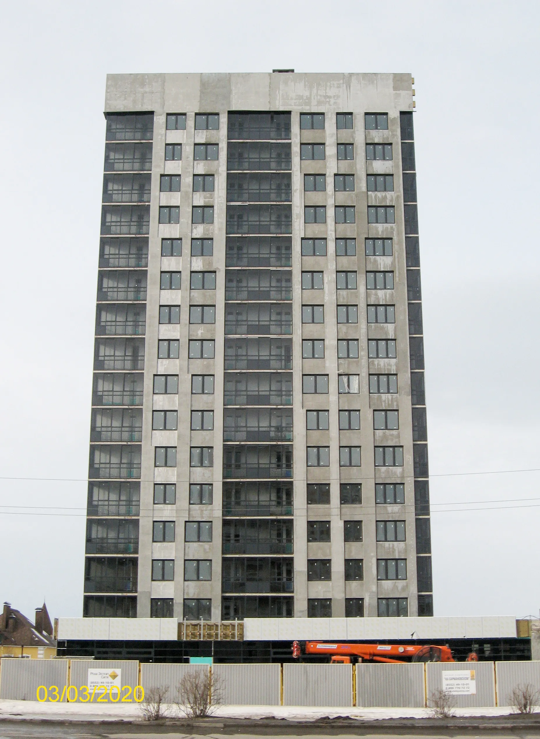 ЖК "НА САРМАНОВСКОМ" ход строительства