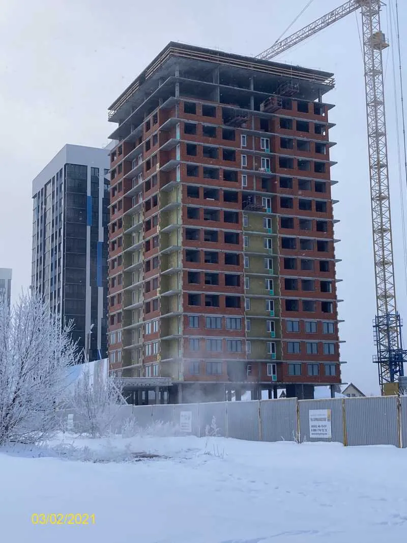 ЖК "НА САРМАНОВСКОМ" ход строительства