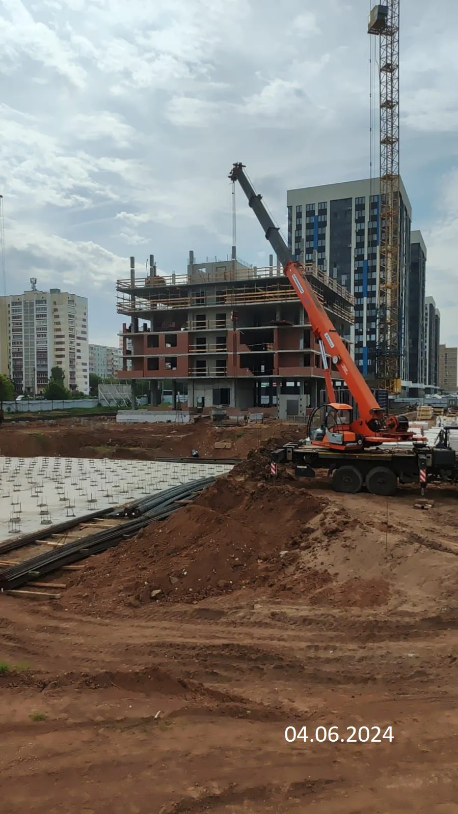 ЖК "НА САРМАНОВСКОМ" ход строительства