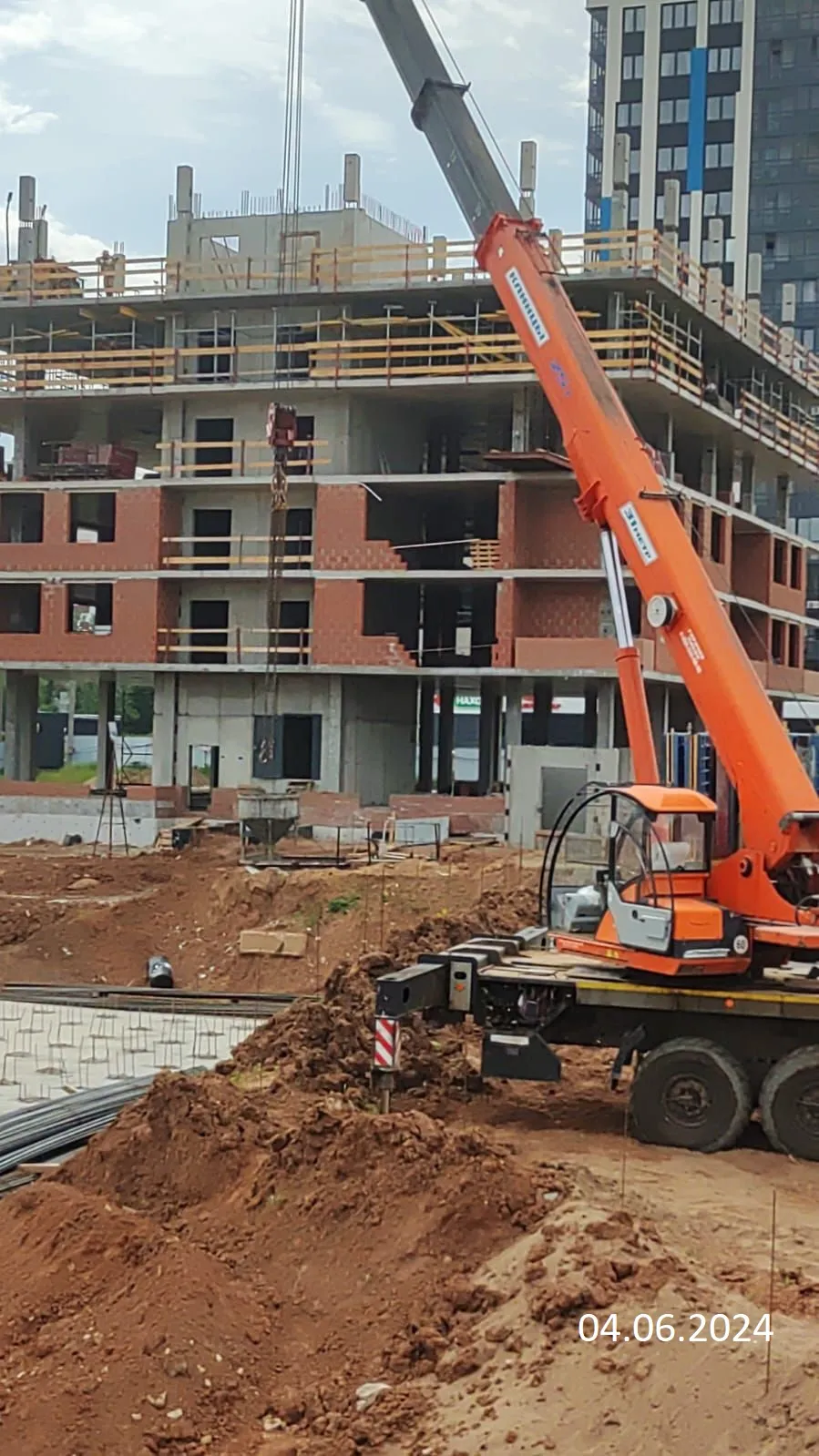 ЖК "НА САРМАНОВСКОМ" ход строительства