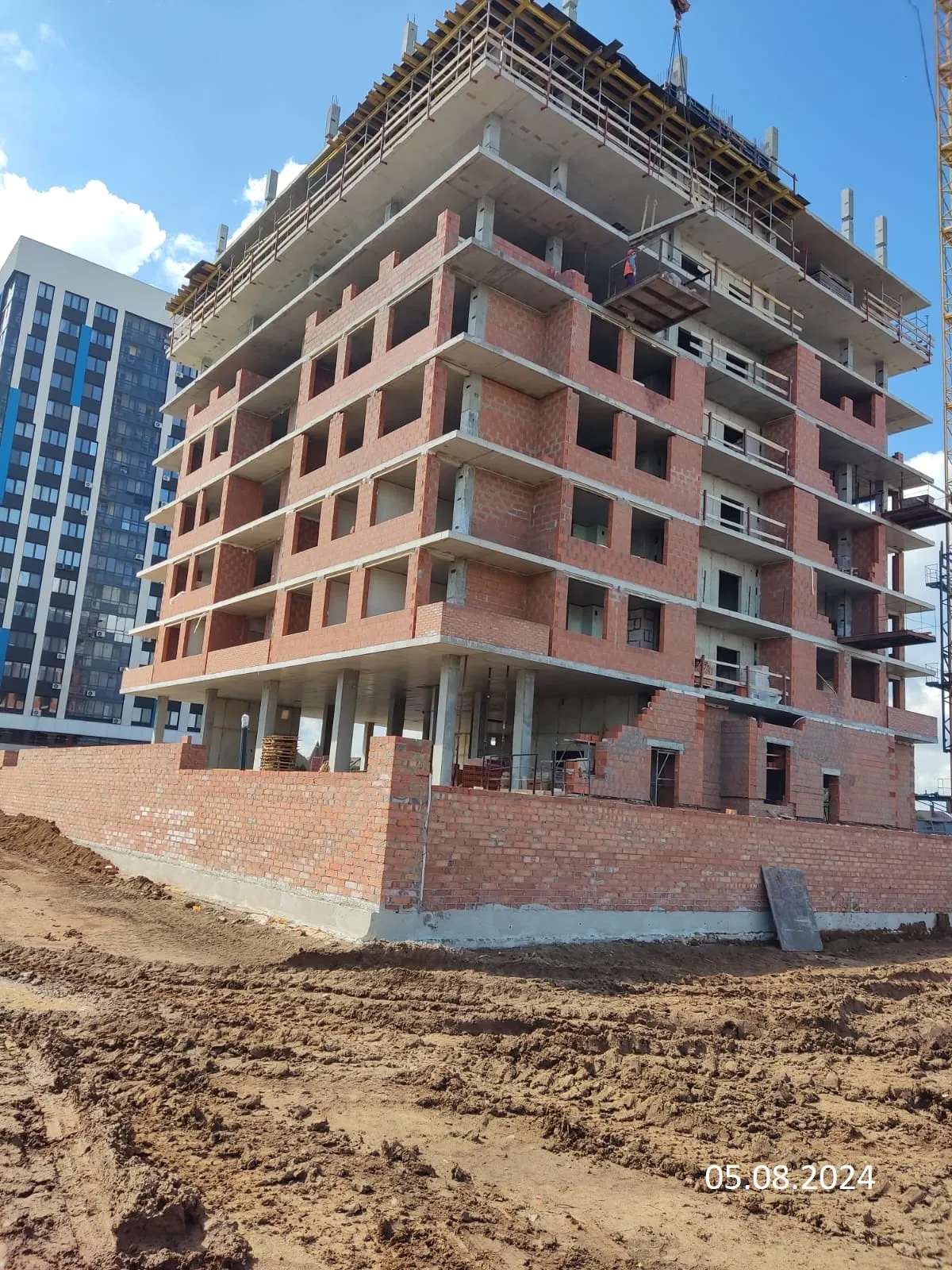 ЖК "НА САРМАНОВСКОМ" ход строительства