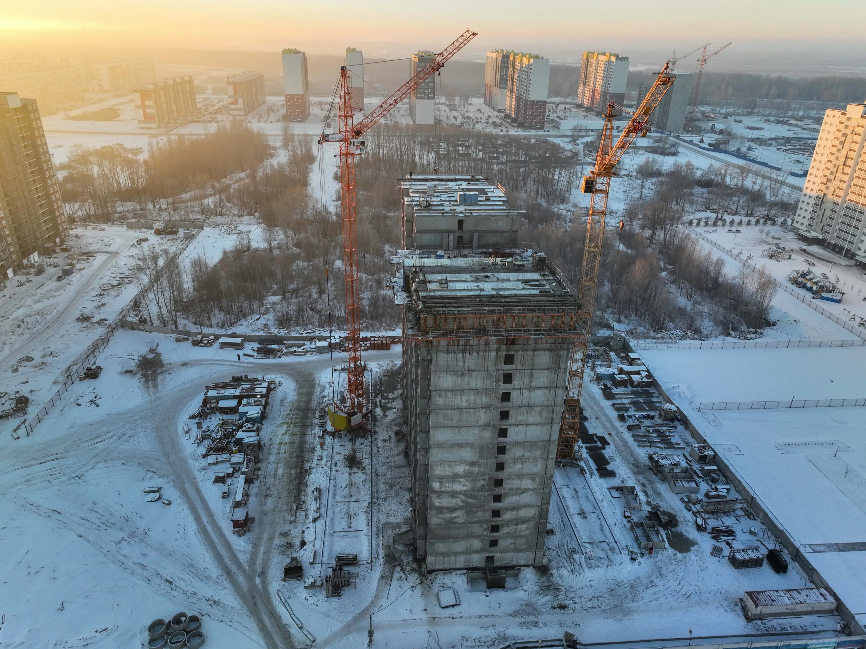 ЖК "Радуга Сибири" ход строительства