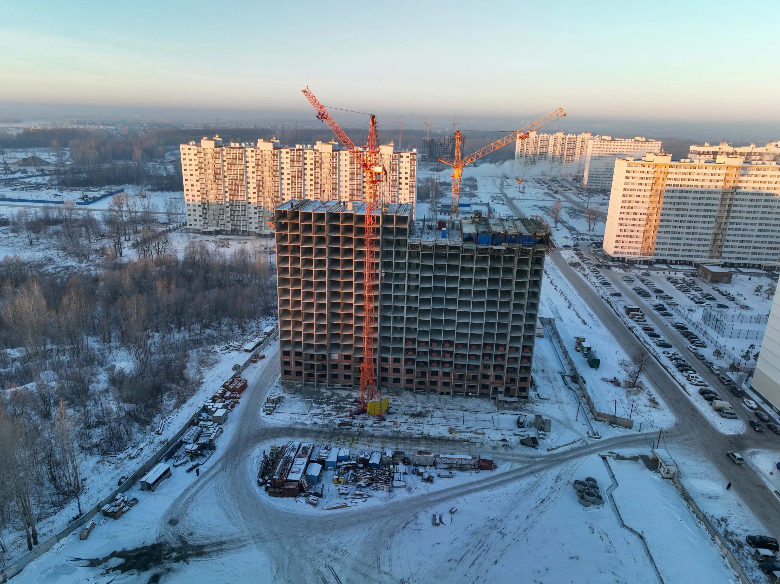 ЖК "Радуга Сибири" ход строительства
