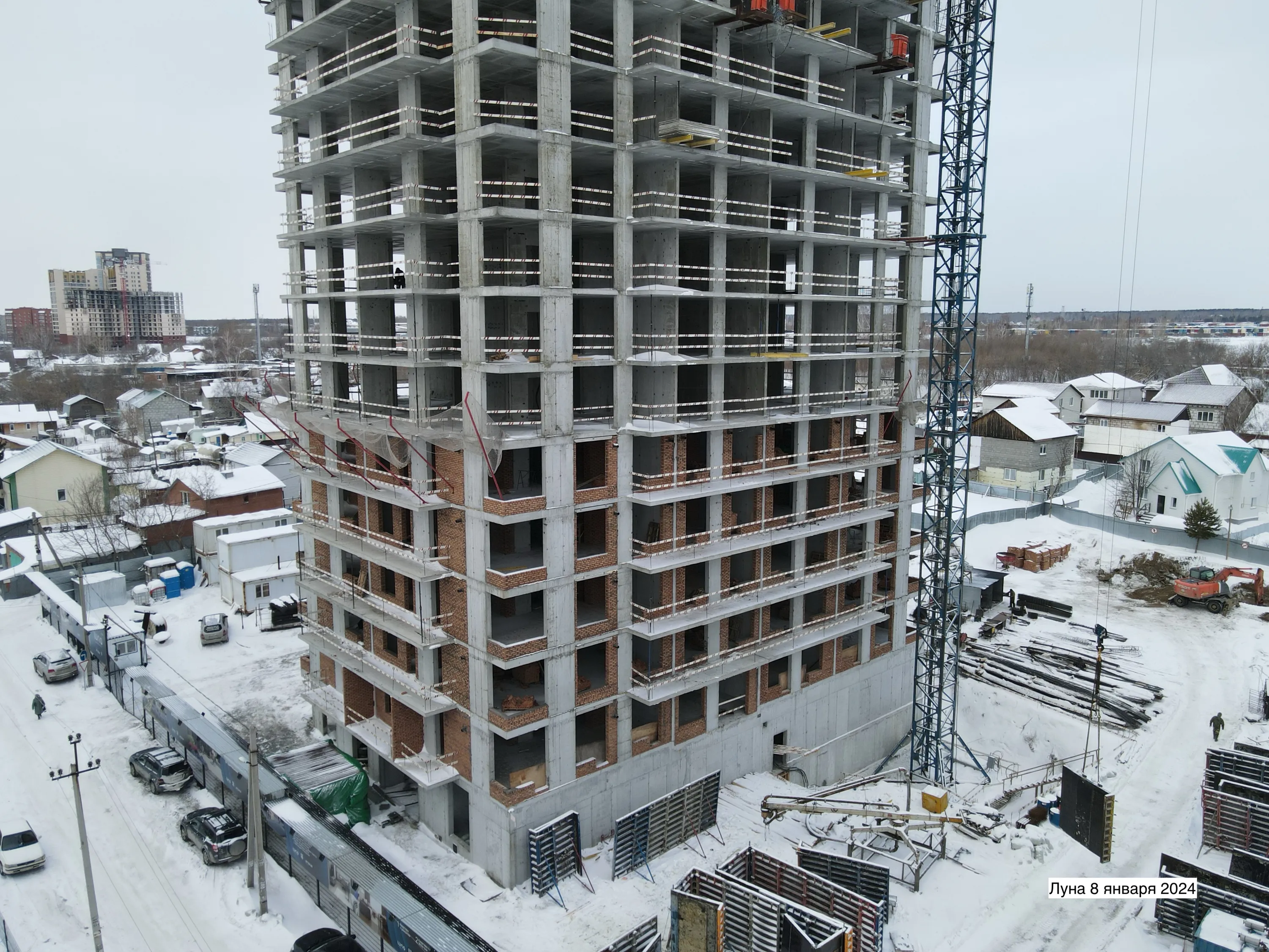 ЖК Жилой комплекс "LUNA" (ЛУНА) ход строительства