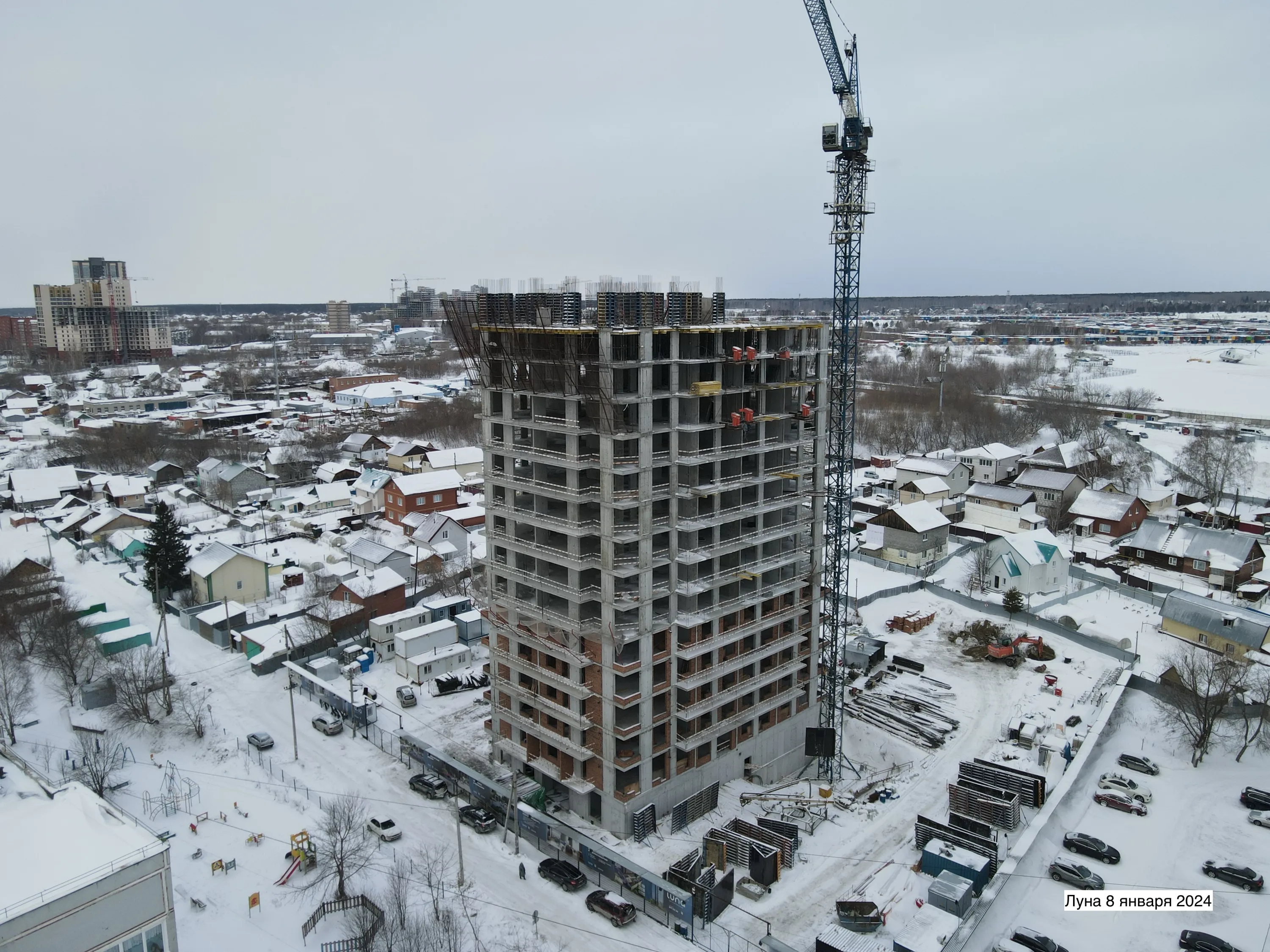 ЖК Жилой комплекс "LUNA" (ЛУНА) ход строительства