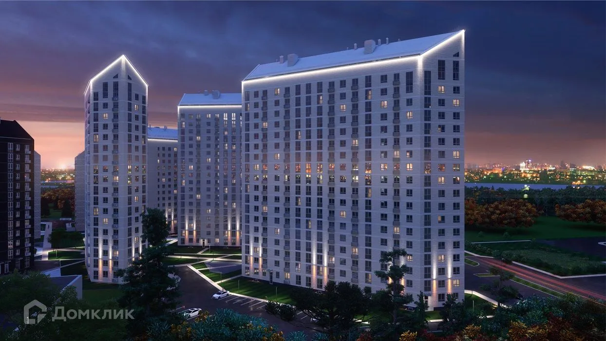 Планировка 1-комнатной квартиры 56.24 м² в ЖК Основатели, г. Новосибирск — фото 4