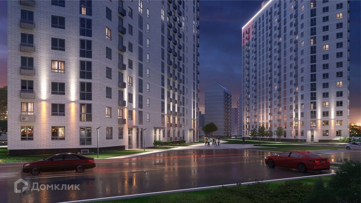 Планировка 1-комнатной квартиры 56.24 м² в ЖК Основатели, г. Новосибирск — фото 5