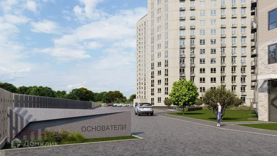 Планировка 1-комнатной квартиры 56.24 м² в ЖК Основатели, г. Новосибирск — фото 11