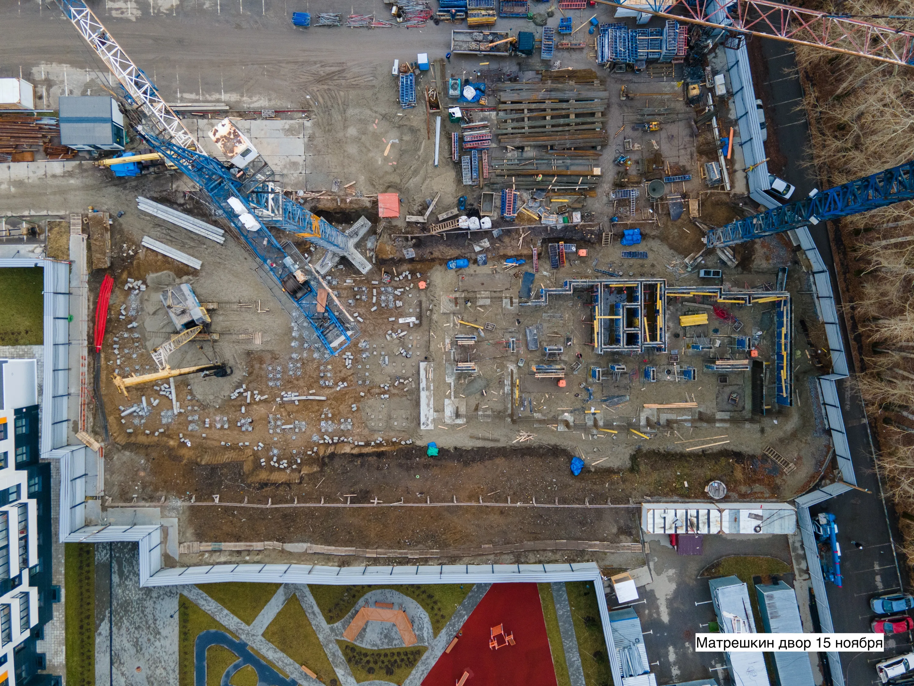 ЖК Жилой комплекс  "Матрёшкин двор" ход строительства