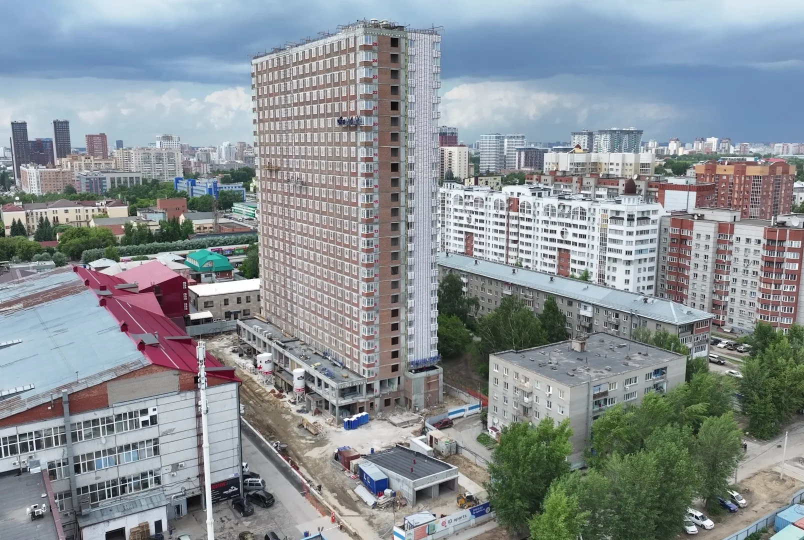 IQ aparts (АйКью апартс) ход строительства
