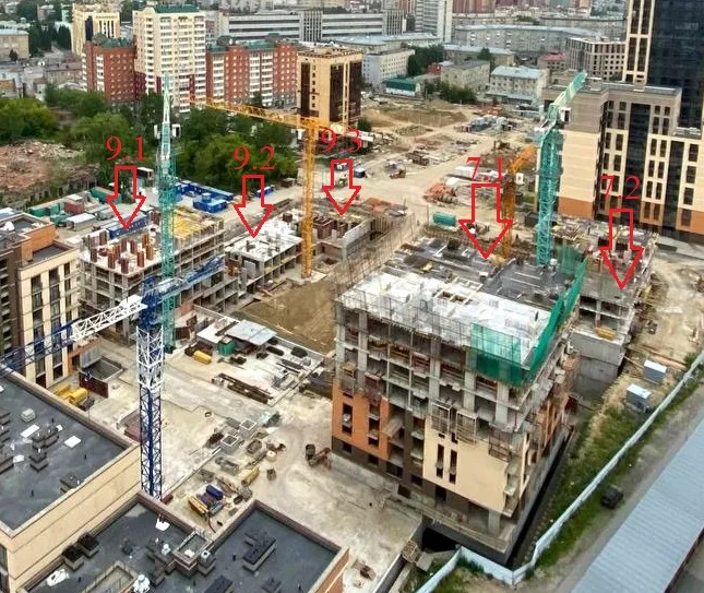 ЖК Расцветай на Красном ход строительства