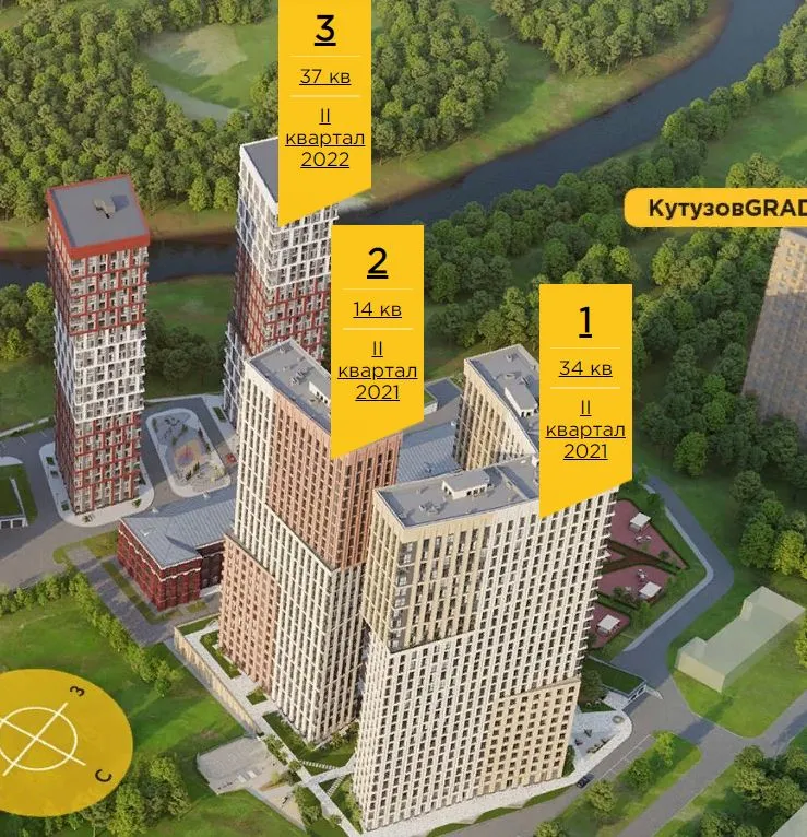Фото ЖК "КутузовGRAD II (КутузовГрад II)"