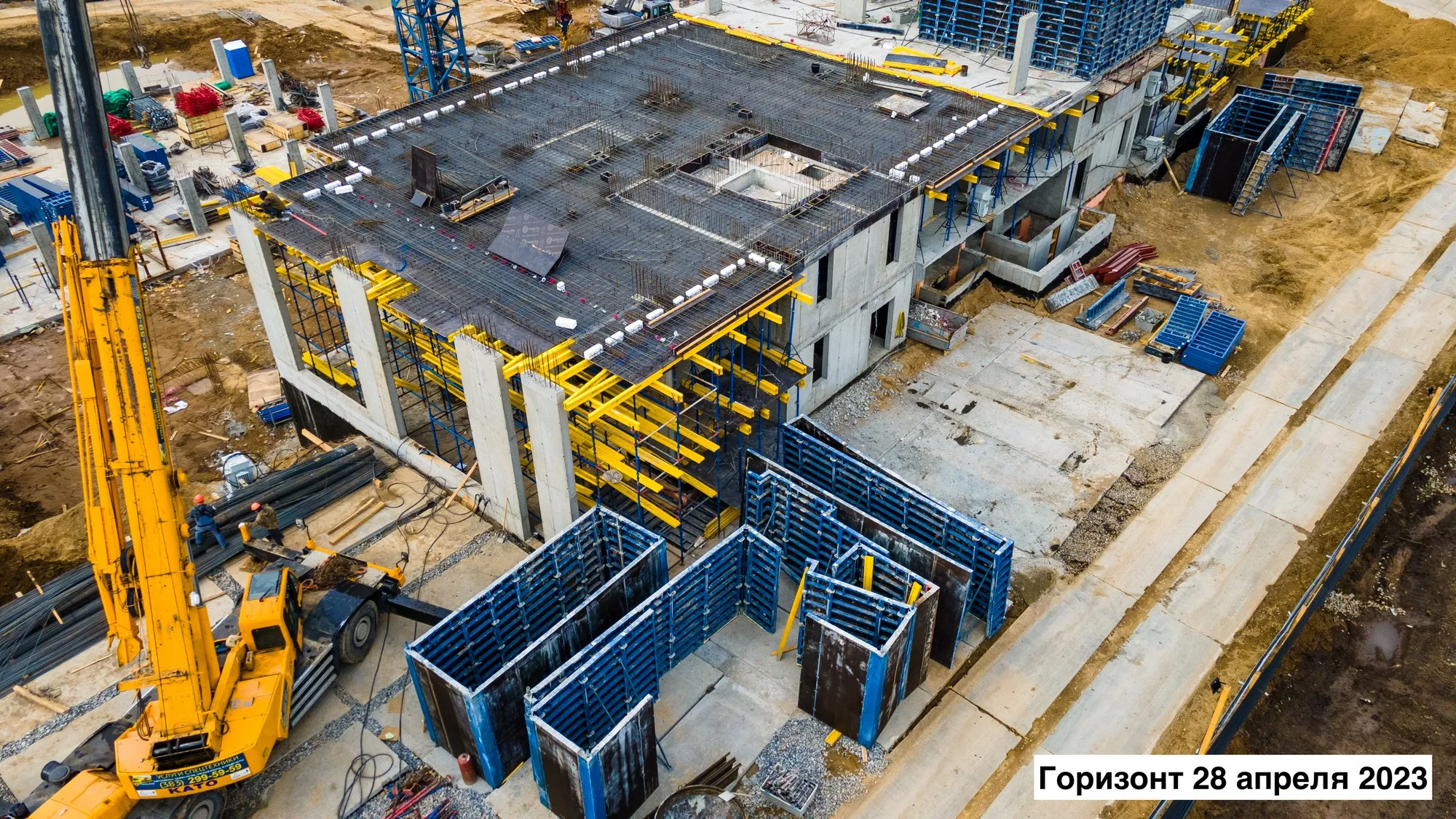 ЖК  GORIZONT  (ГОРИЗОНТ) ход строительства