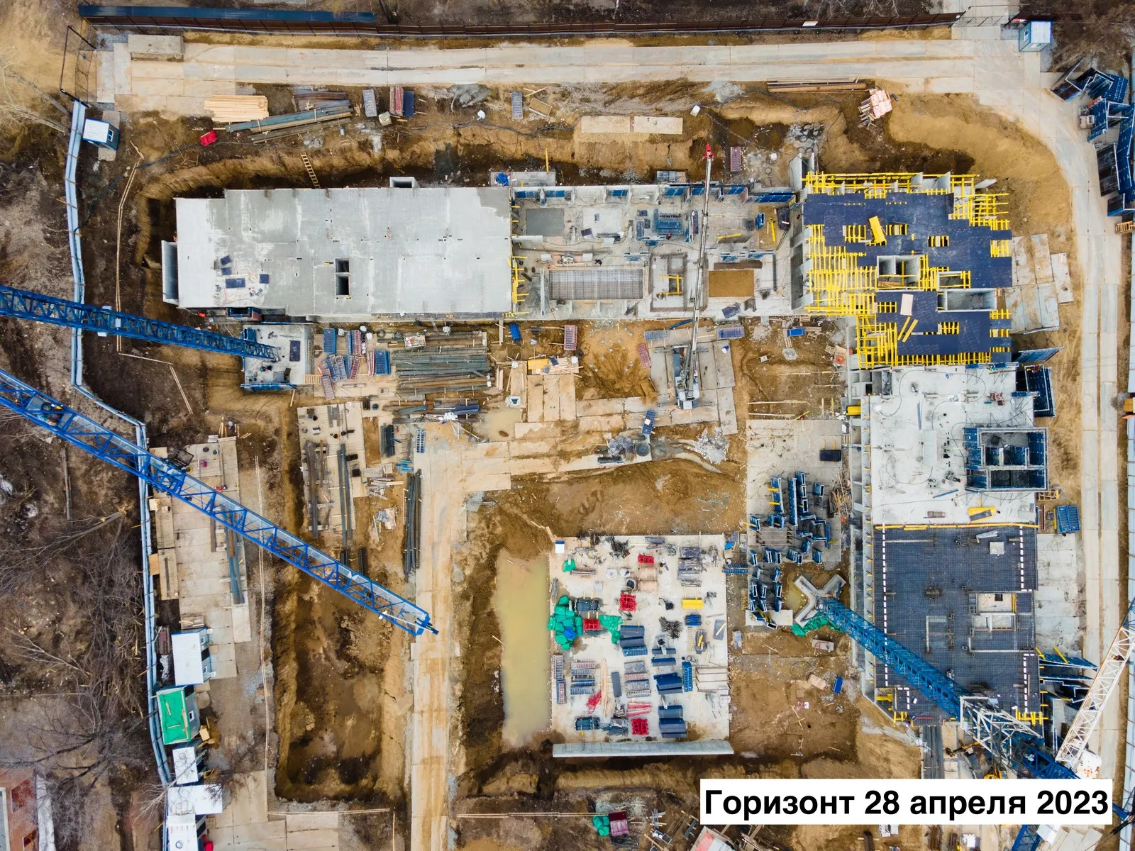 ЖК  GORIZONT  (ГОРИЗОНТ) ход строительства