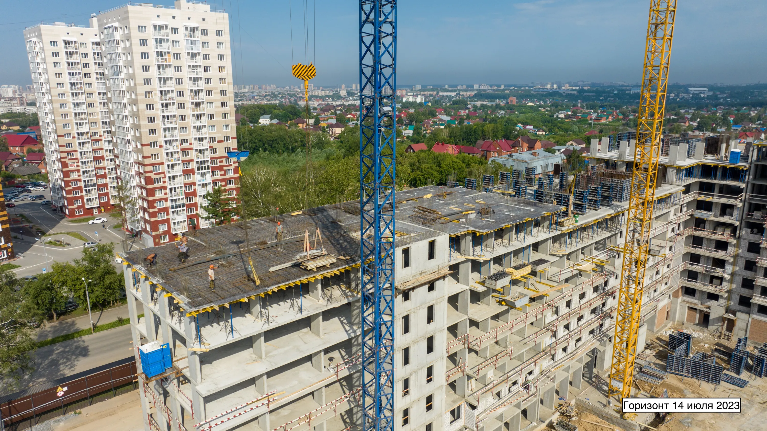 ЖК  GORIZONT  (ГОРИЗОНТ) ход строительства