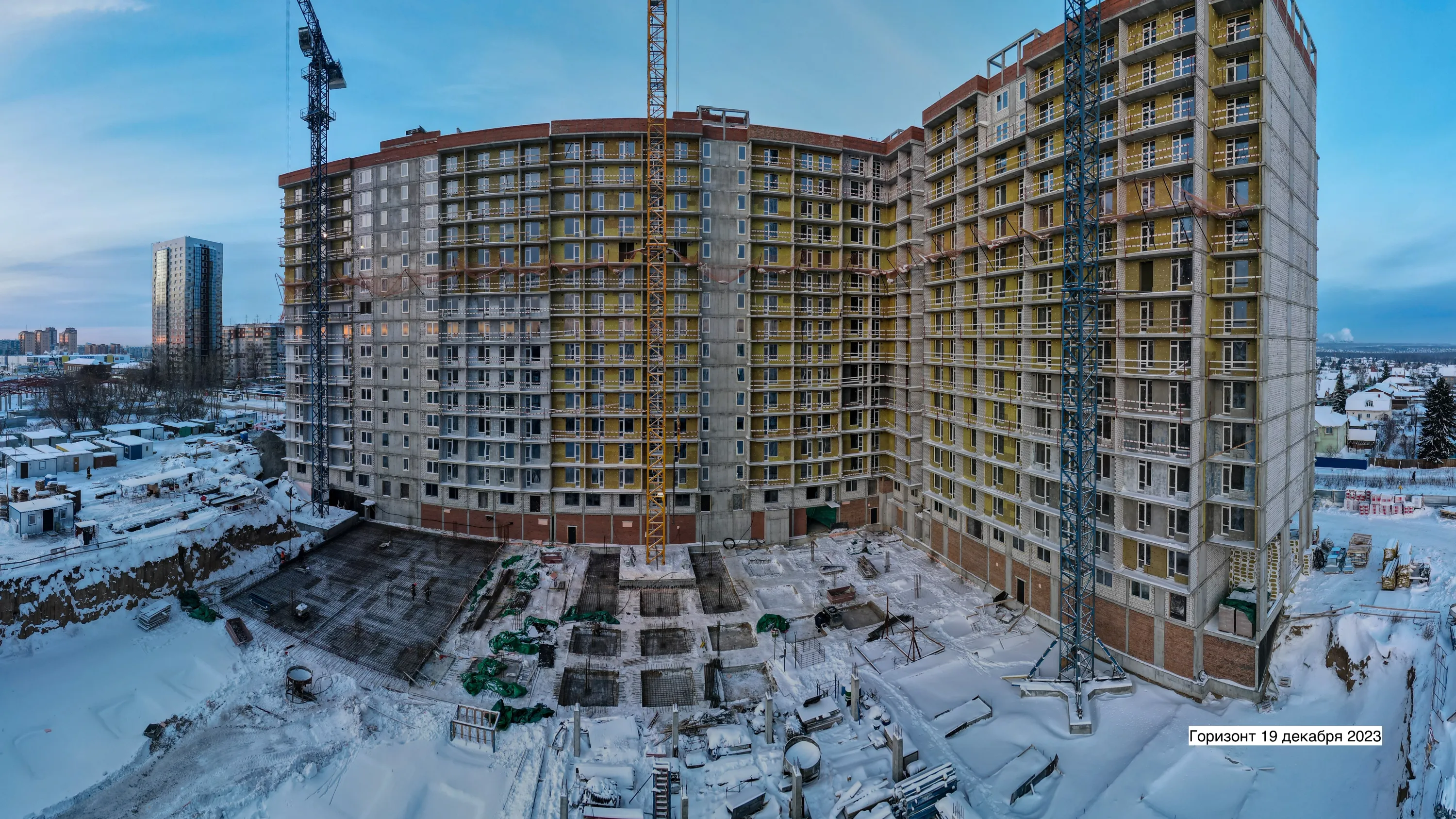 ЖК  GORIZONT  (ГОРИЗОНТ) ход строительства