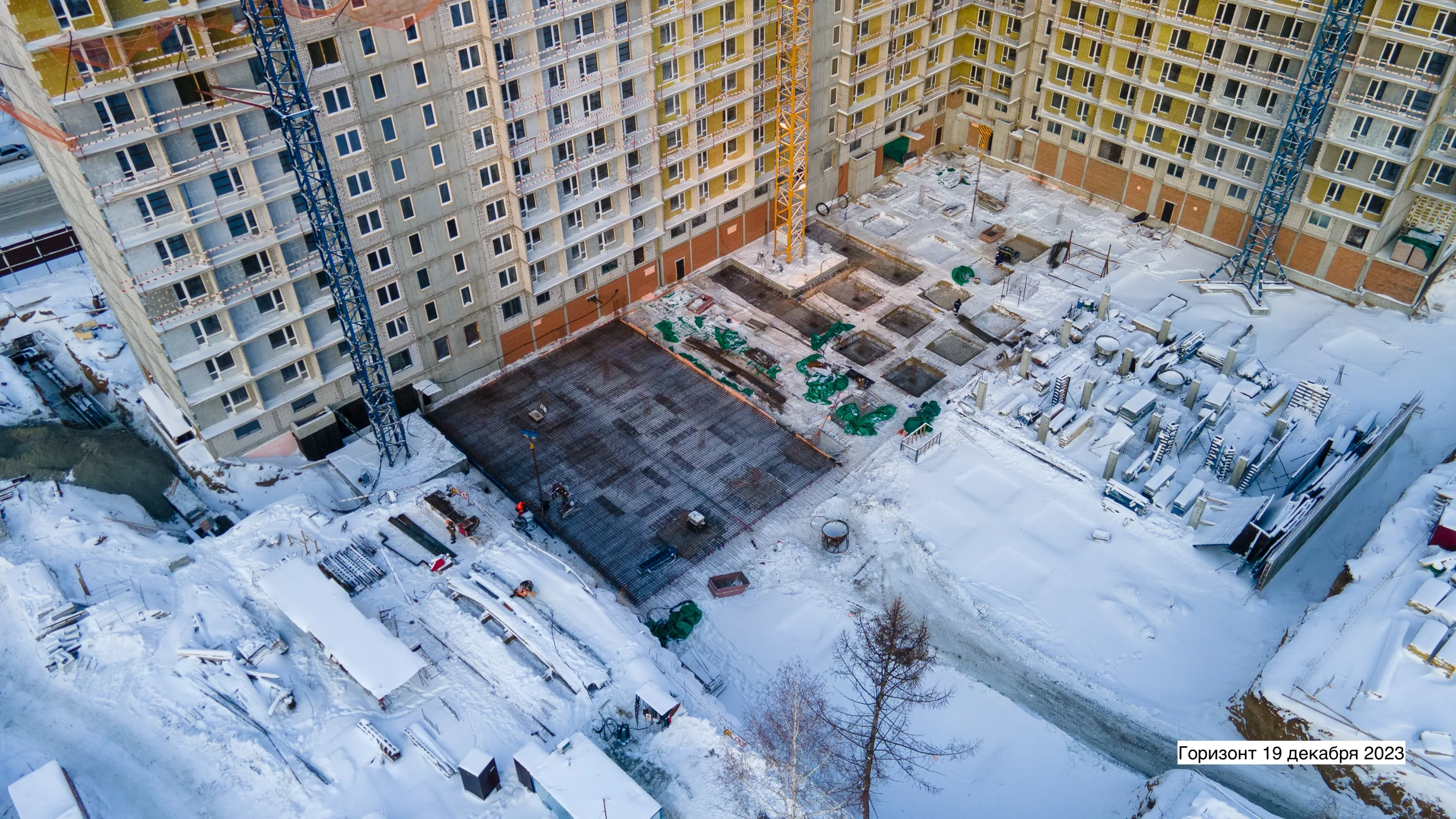 ЖК  GORIZONT  (ГОРИЗОНТ) ход строительства