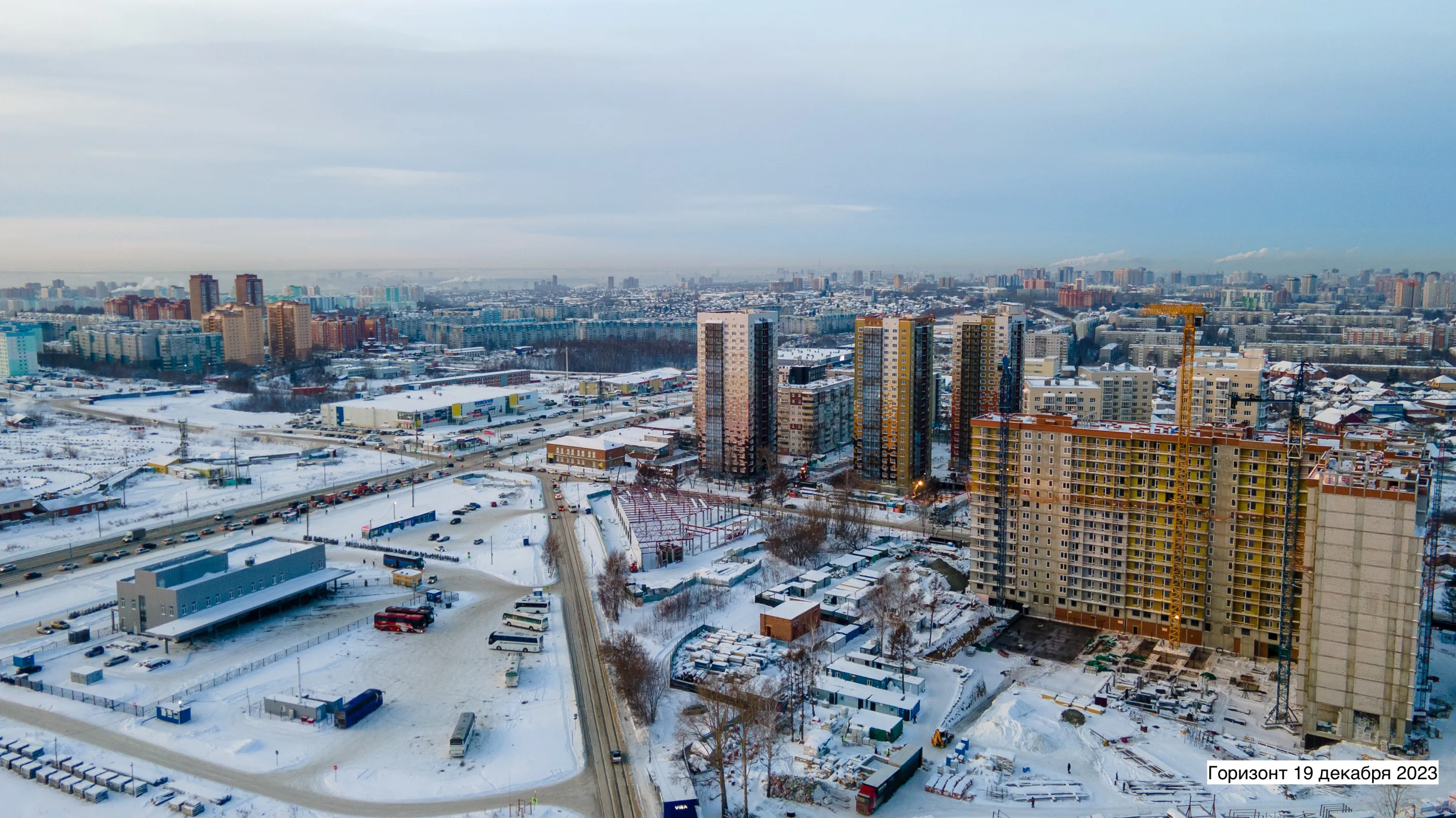 ЖК  GORIZONT  (ГОРИЗОНТ) ход строительства