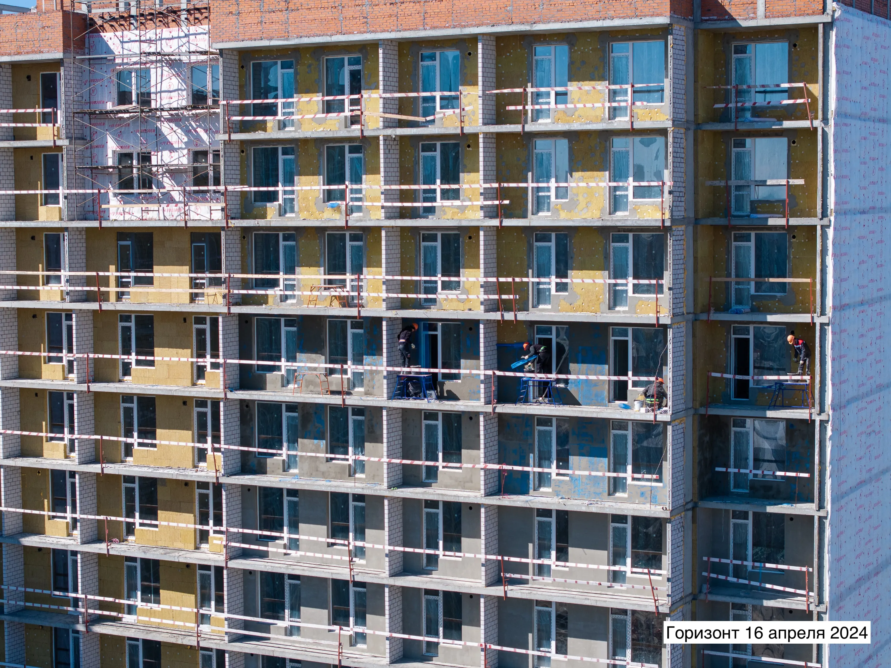 ЖК  GORIZONT  (ГОРИЗОНТ) ход строительства