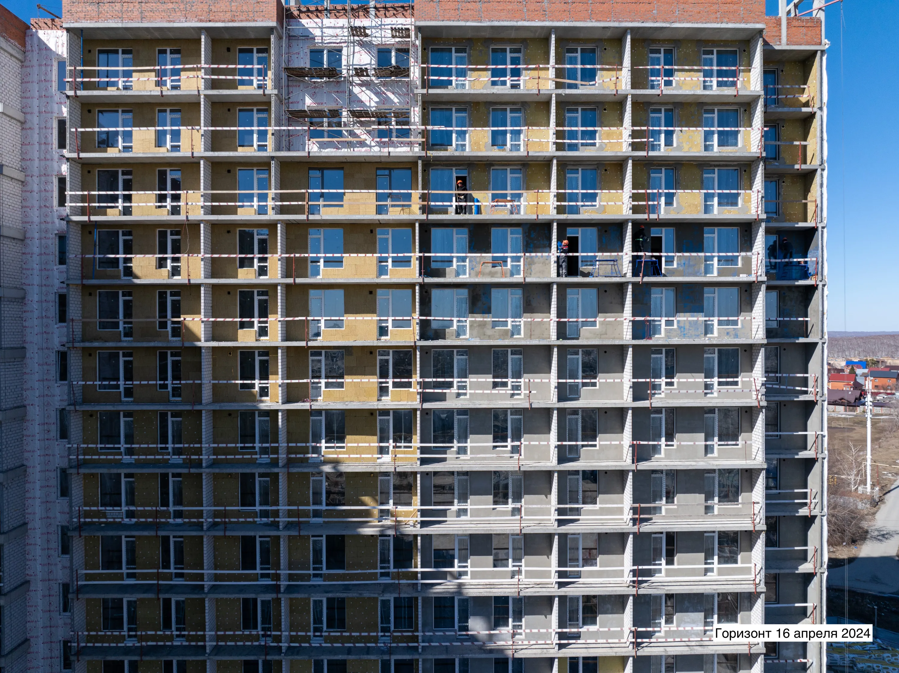 ЖК  GORIZONT  (ГОРИЗОНТ) ход строительства