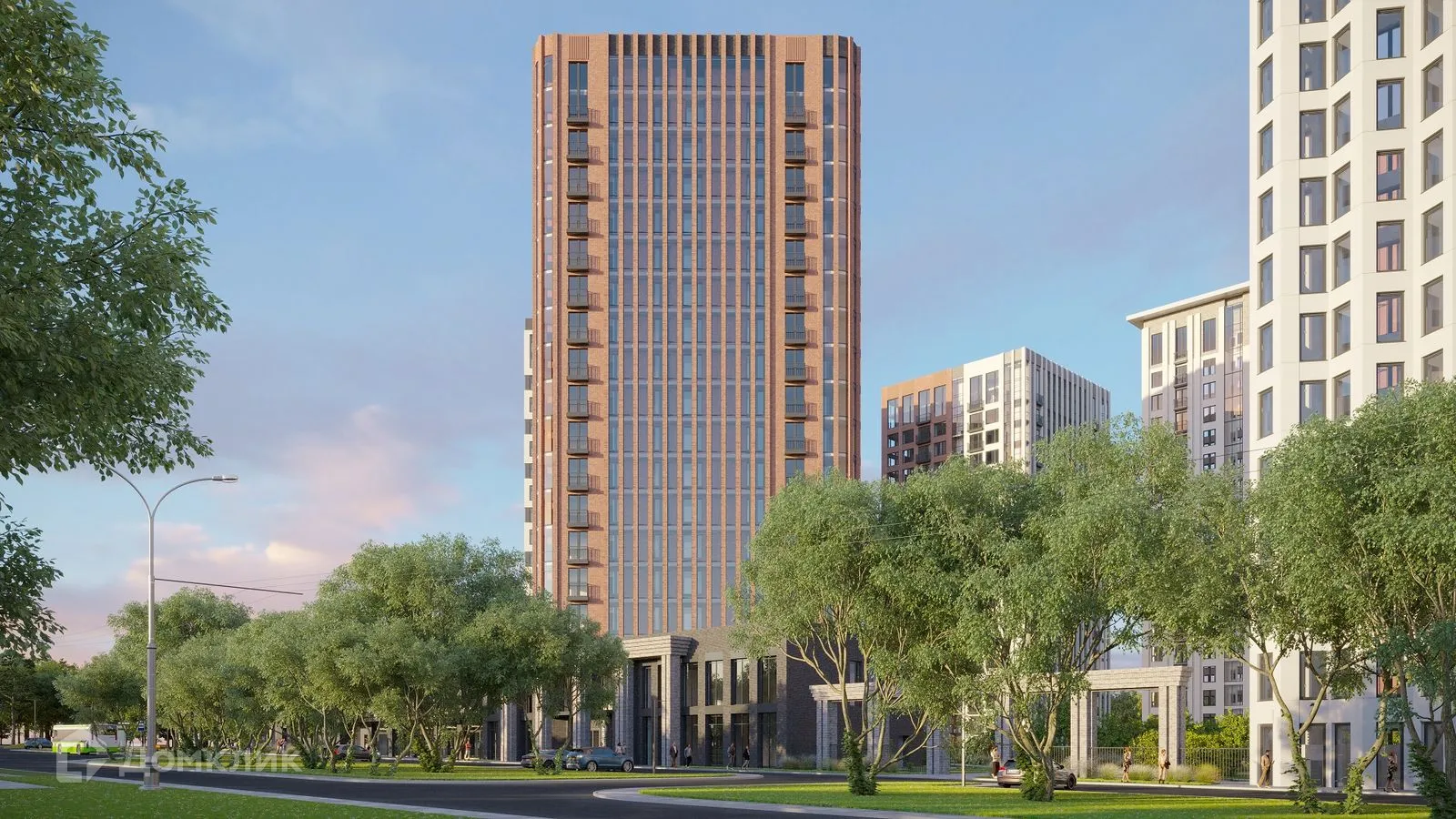 Планировка 2-комнатной квартиры 53.14 м² в ЖК Фора, г. Новосибирск — фото 2