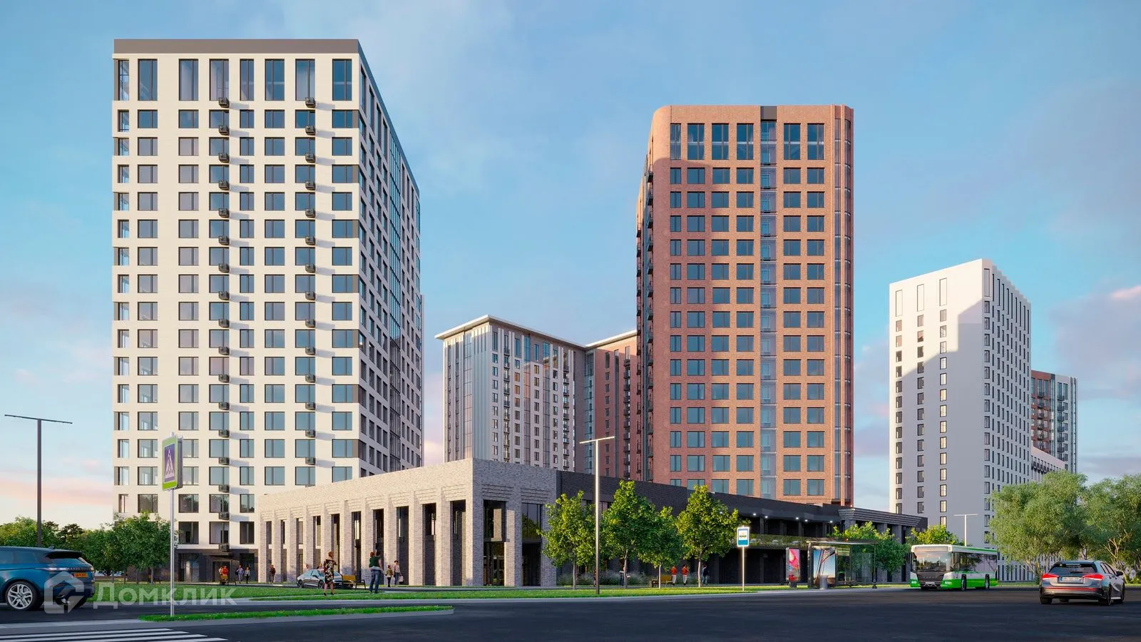 Планировка 2-комнатной квартиры 53.14 м² в ЖК Фора, г. Новосибирск — фото 3