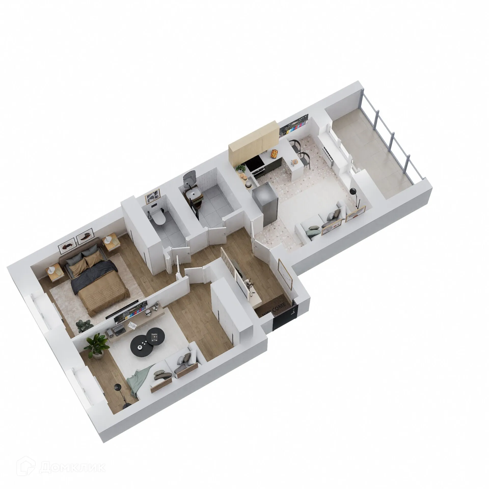 Фото квартиры в ЖК Дивногорский