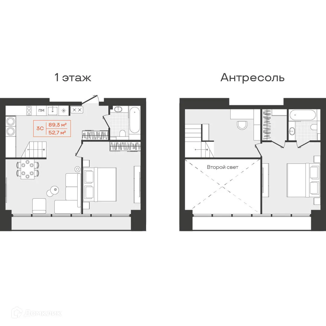 Фото квартиры в ЖК Многофункциональный комплекс Freedom