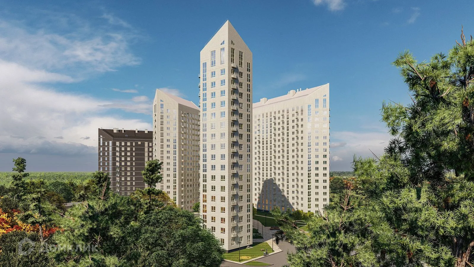 Планировка 1-комнатной квартиры 47.7 м² в ЖК Основатели, г. Новосибирск — фото 3