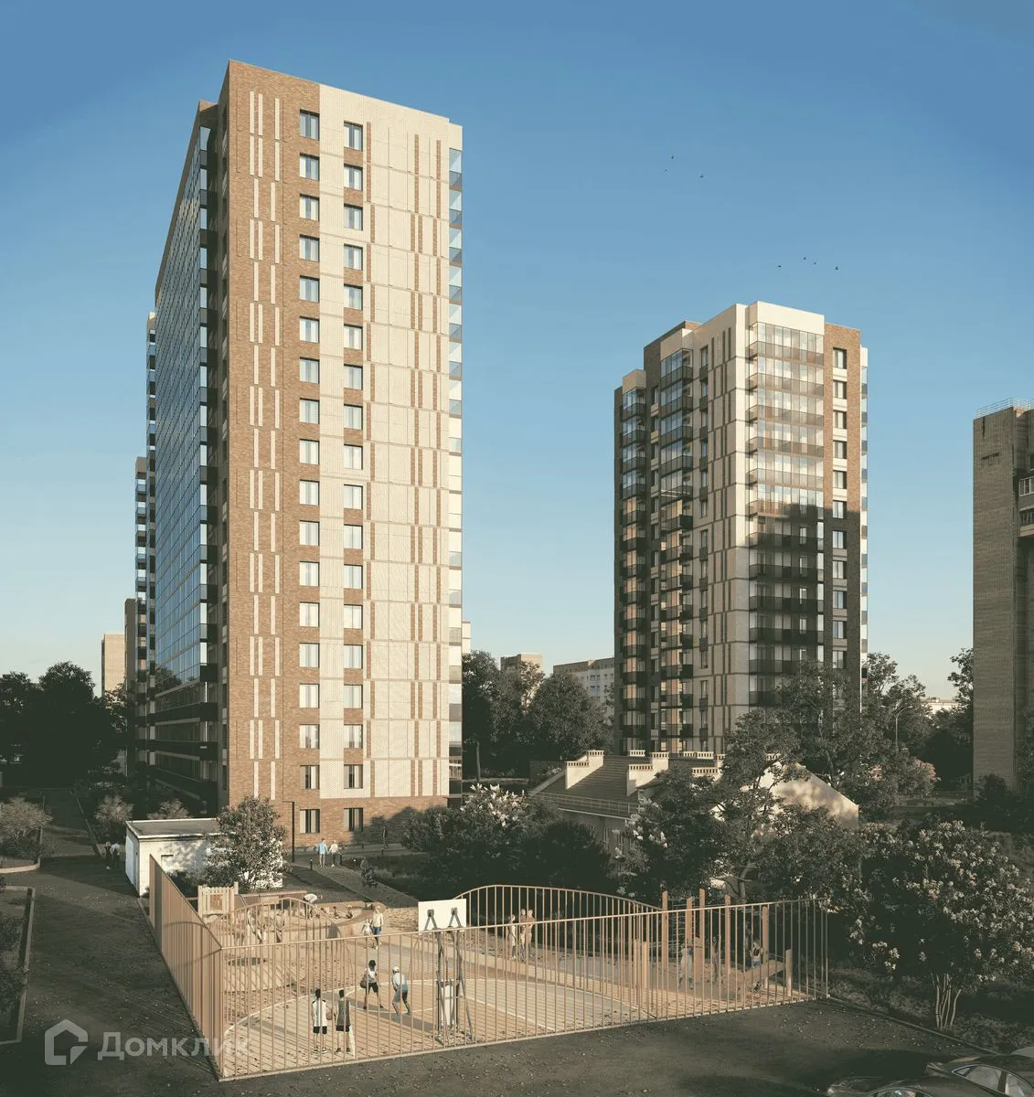 Планировка 1-комнатной квартиры 41.4 м² в ЖК Тетрис, г. Новосибирск — фото 4