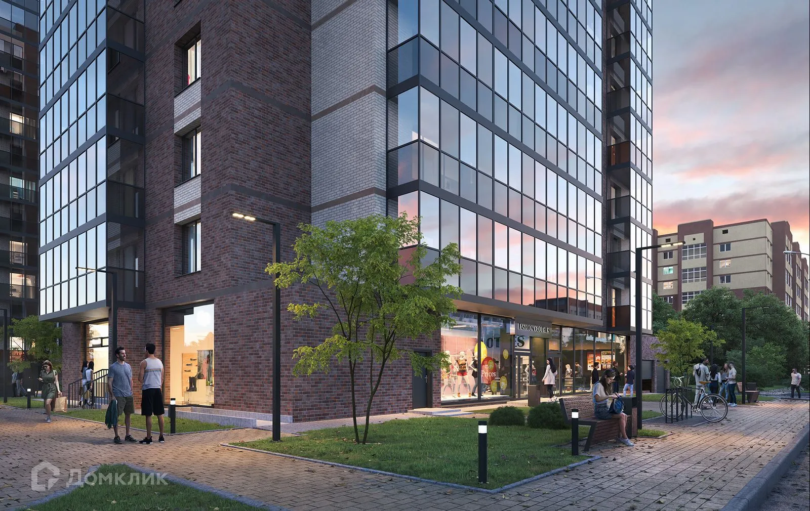 Планировка 1-комнатной квартиры 41.4 м² в ЖК Тетрис, г. Новосибирск — фото 5