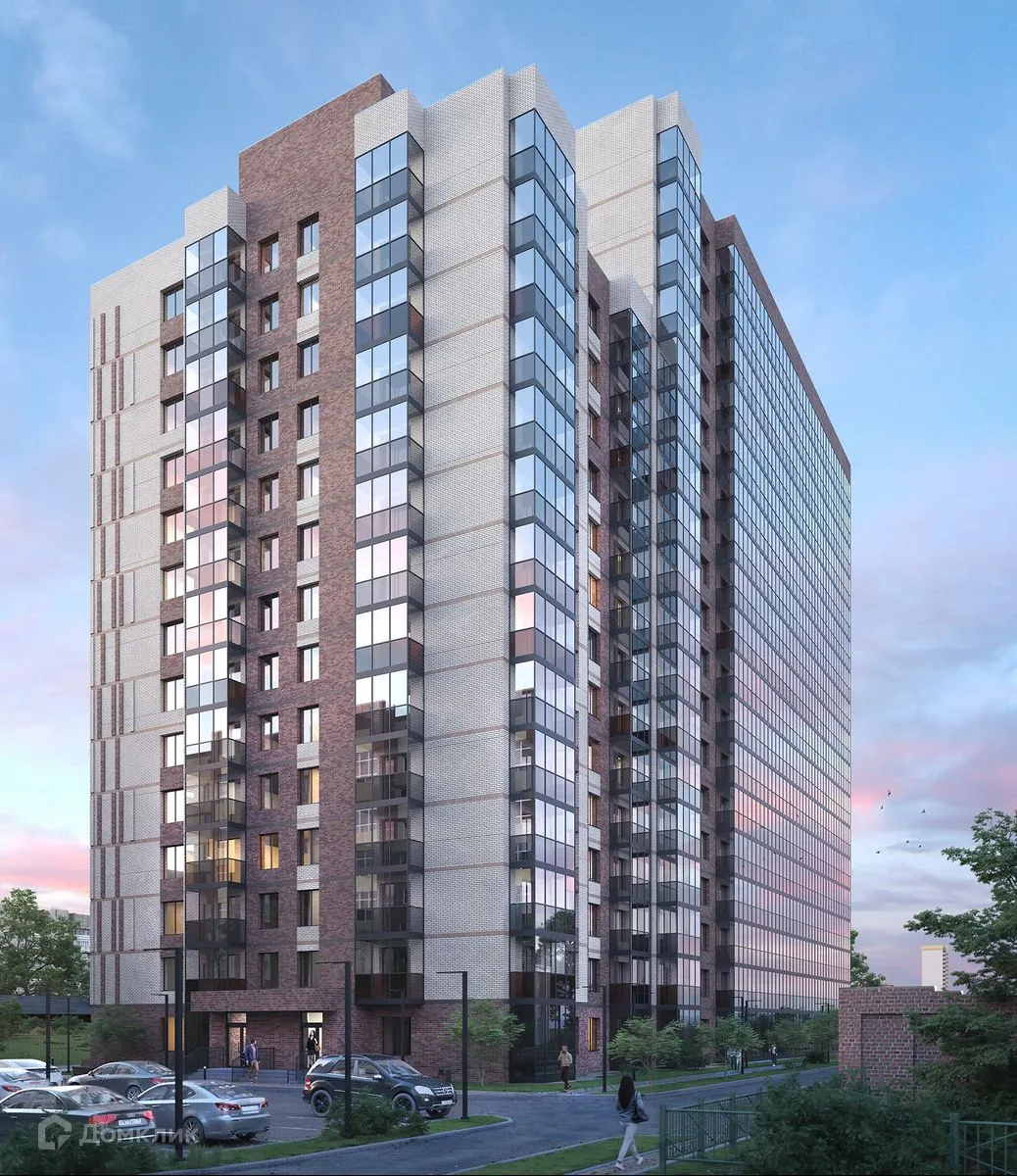 Планировка 1-комнатной квартиры 41.4 м² в ЖК Тетрис, г. Новосибирск — фото 6