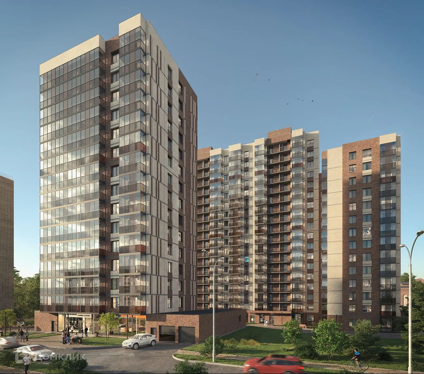 Планировка 1-комнатной квартиры 41.4 м² в ЖК Тетрис, г. Новосибирск — фото 7