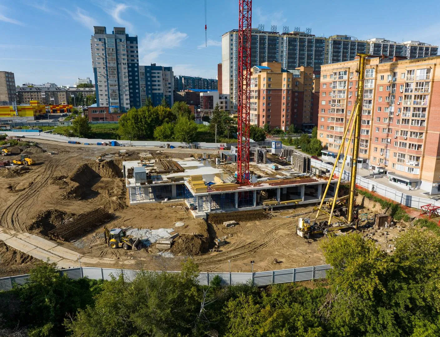 ЖК Квартал новой жизни Горская Лагуна ход строительства