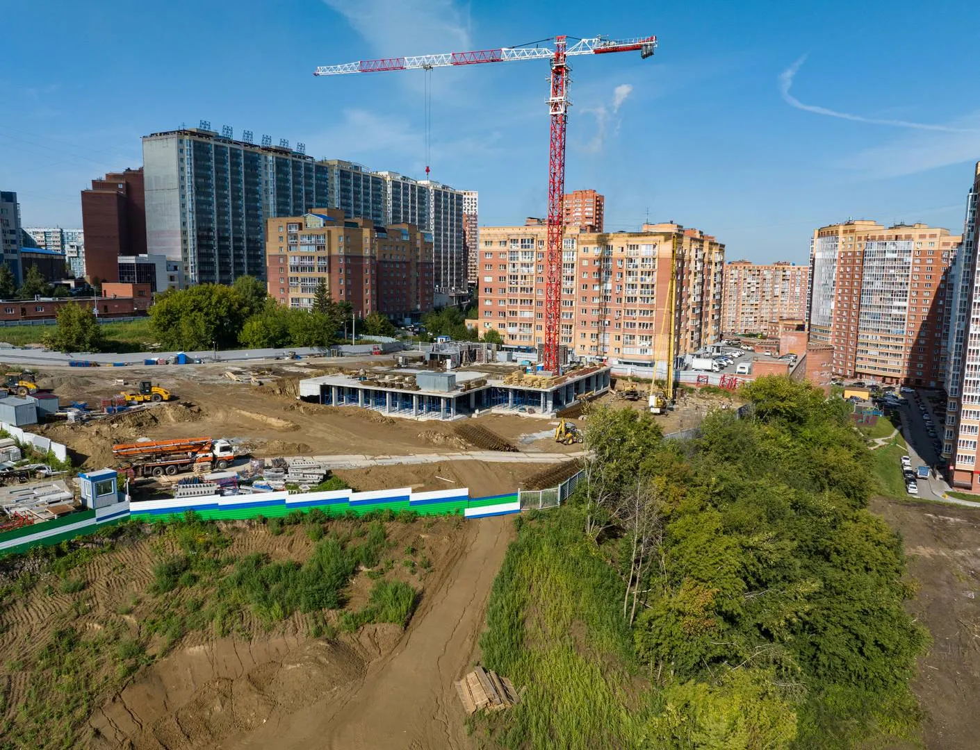 ЖК Квартал новой жизни Горская Лагуна ход строительства