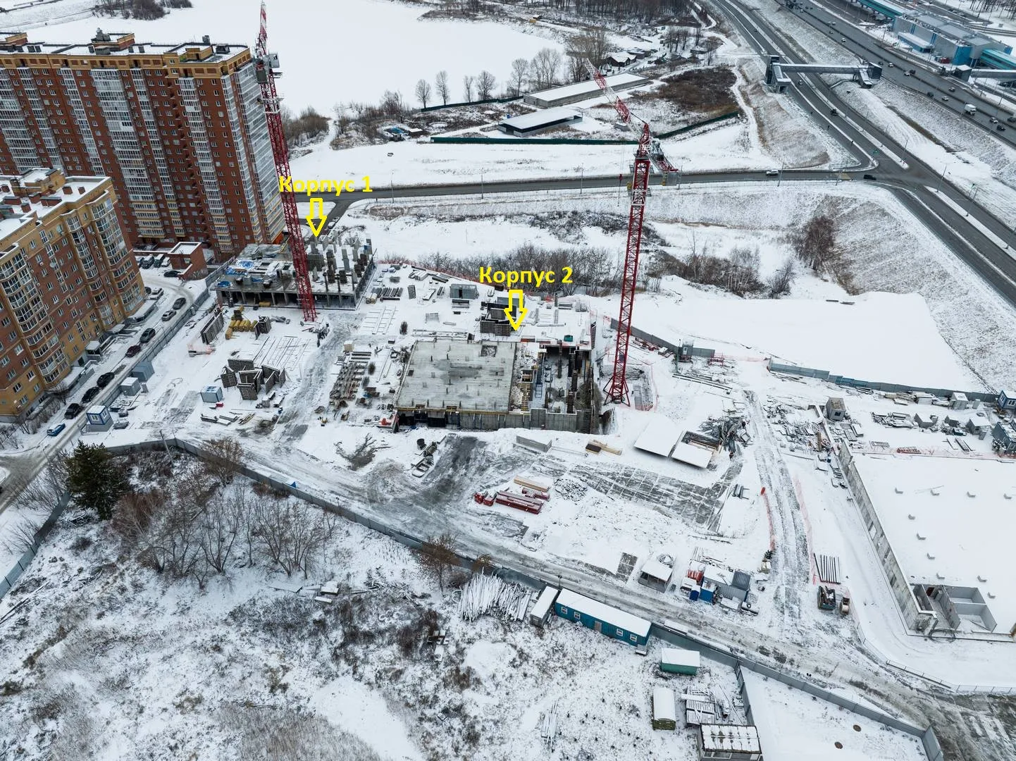 ЖК Квартал новой жизни Горская Лагуна ход строительства