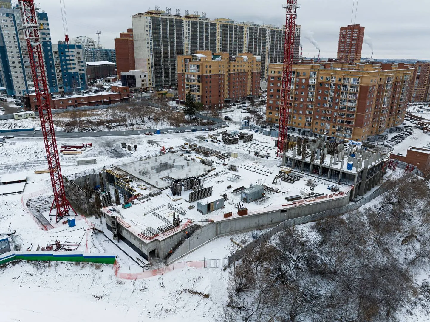 ЖК Квартал новой жизни Горская Лагуна ход строительства