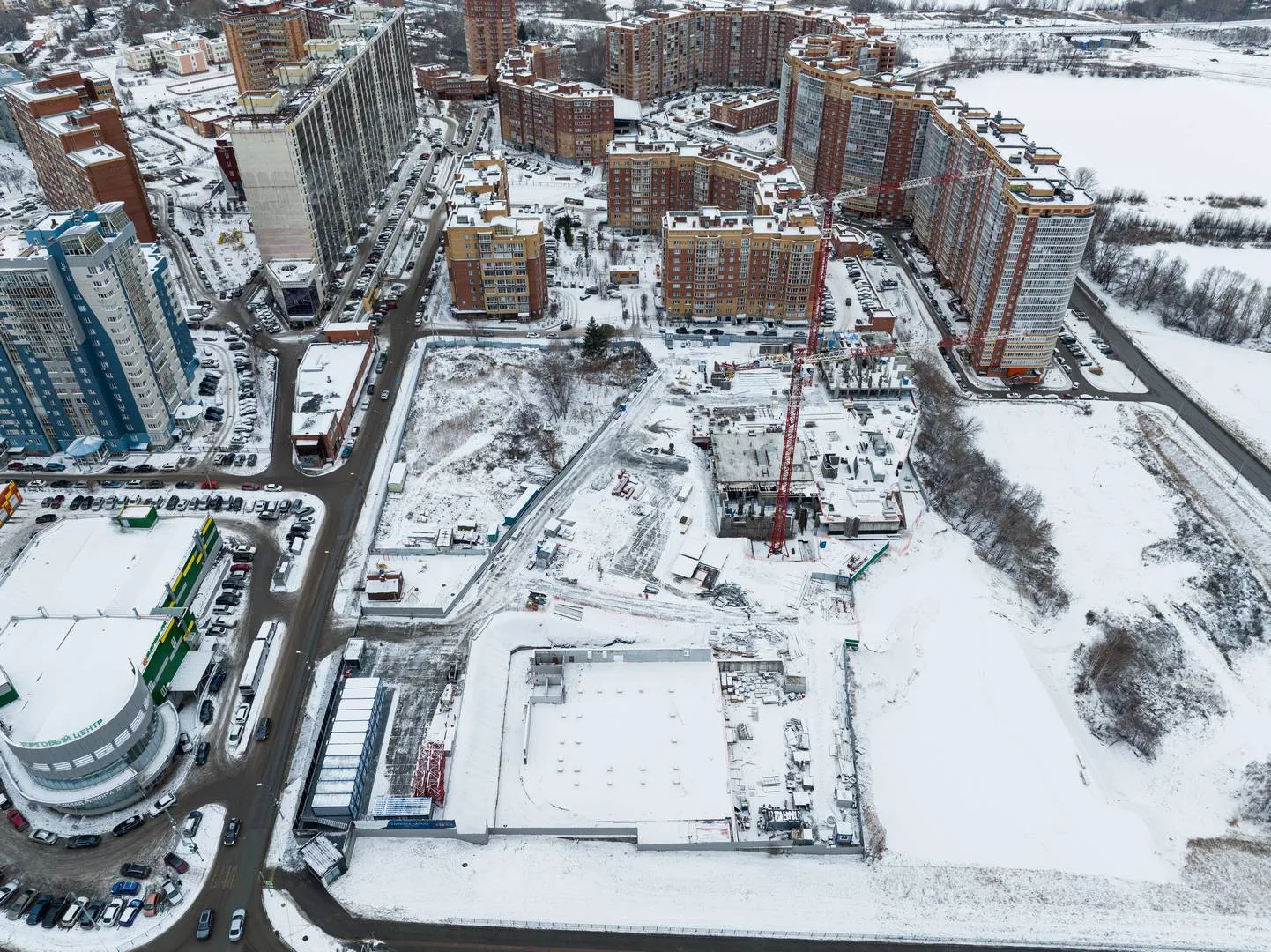 ЖК Квартал новой жизни Горская Лагуна ход строительства