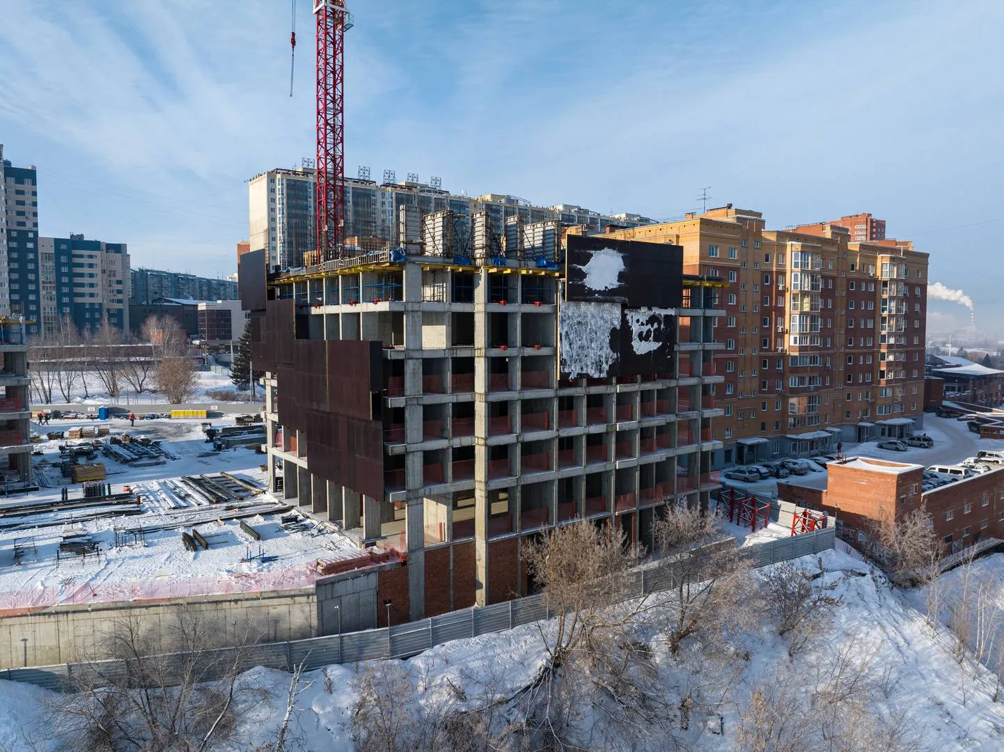 ЖК Квартал новой жизни Горская Лагуна ход строительства