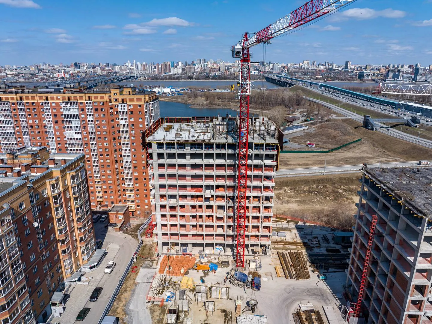 ЖК Квартал новой жизни Горская Лагуна ход строительства