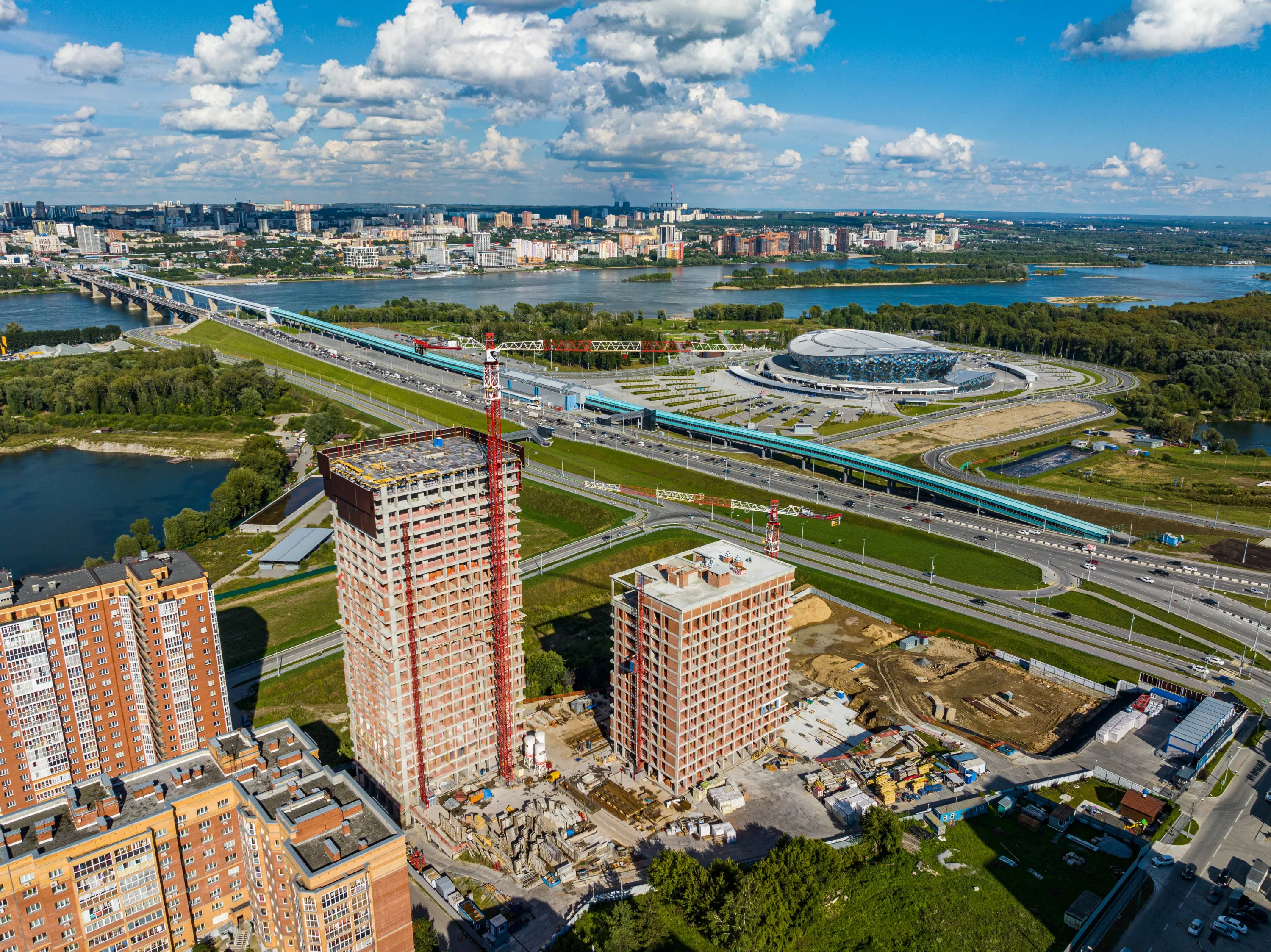 ЖК Квартал новой жизни Горская Лагуна ход строительства