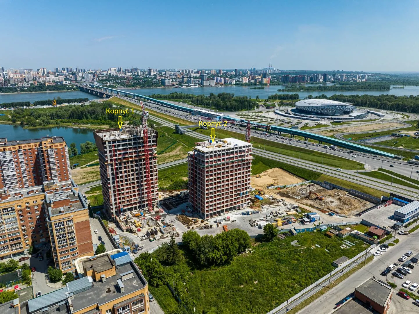 ЖК Квартал новой жизни Горская Лагуна ход строительства