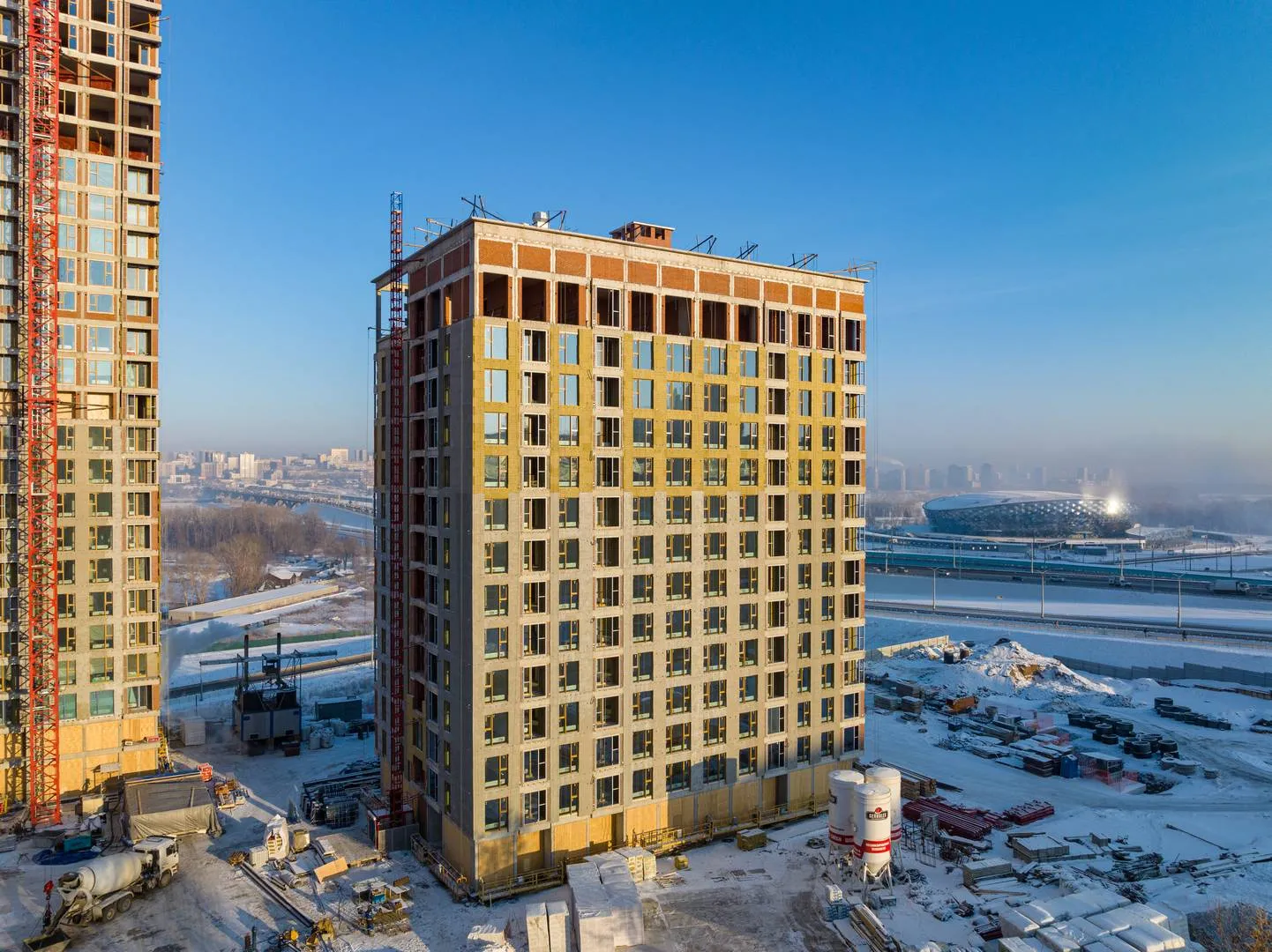 ЖК Квартал новой жизни Горская Лагуна ход строительства