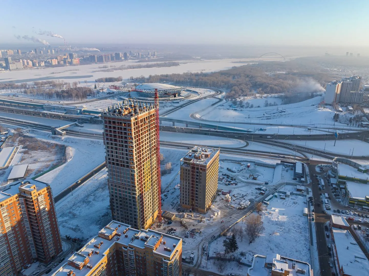 ЖК Квартал новой жизни Горская Лагуна ход строительства