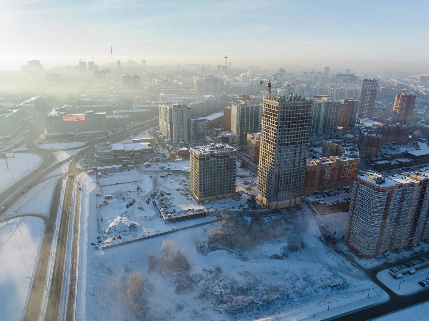 ЖК Квартал новой жизни Горская Лагуна ход строительства