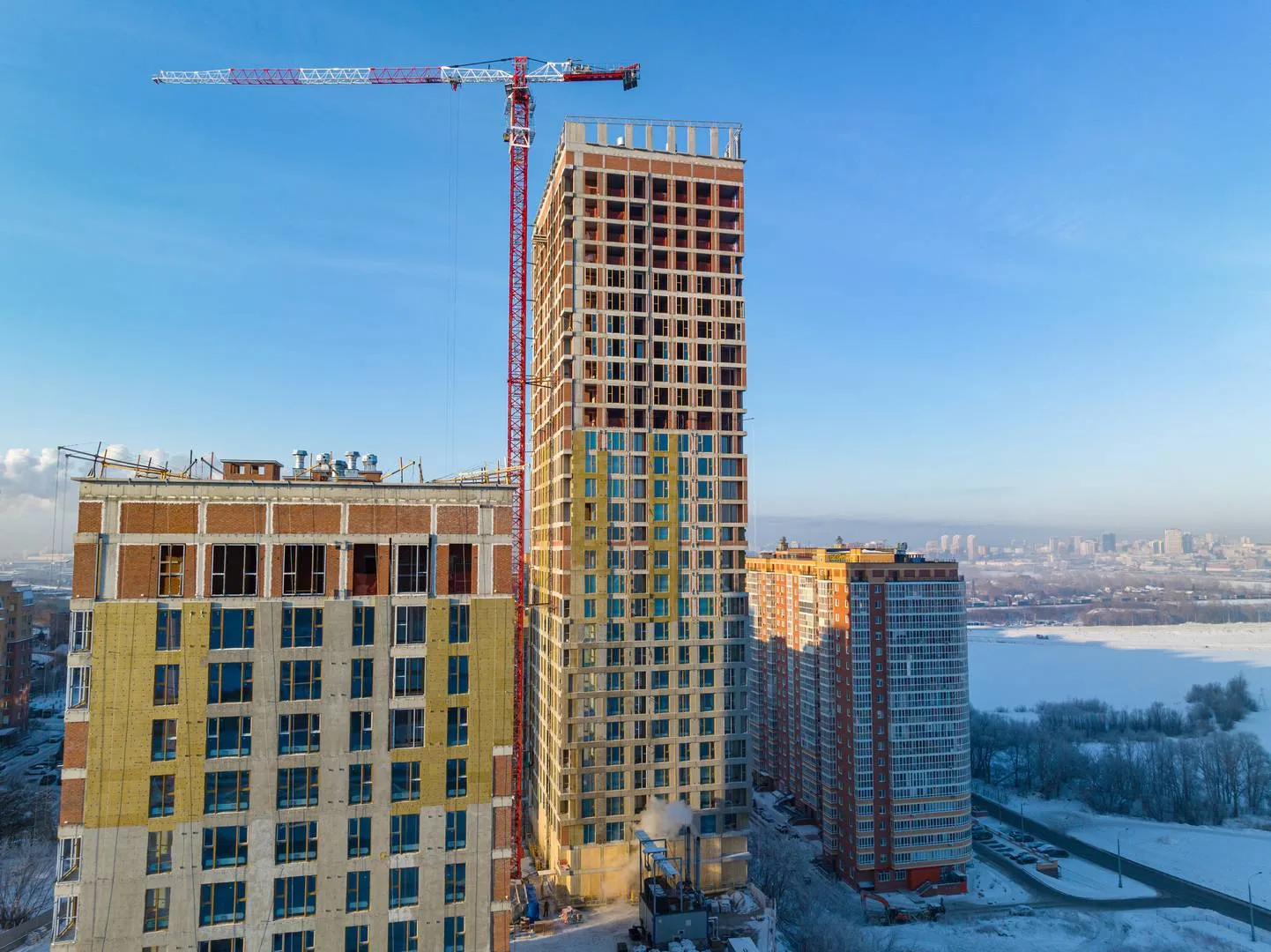 ЖК Квартал новой жизни Горская Лагуна ход строительства