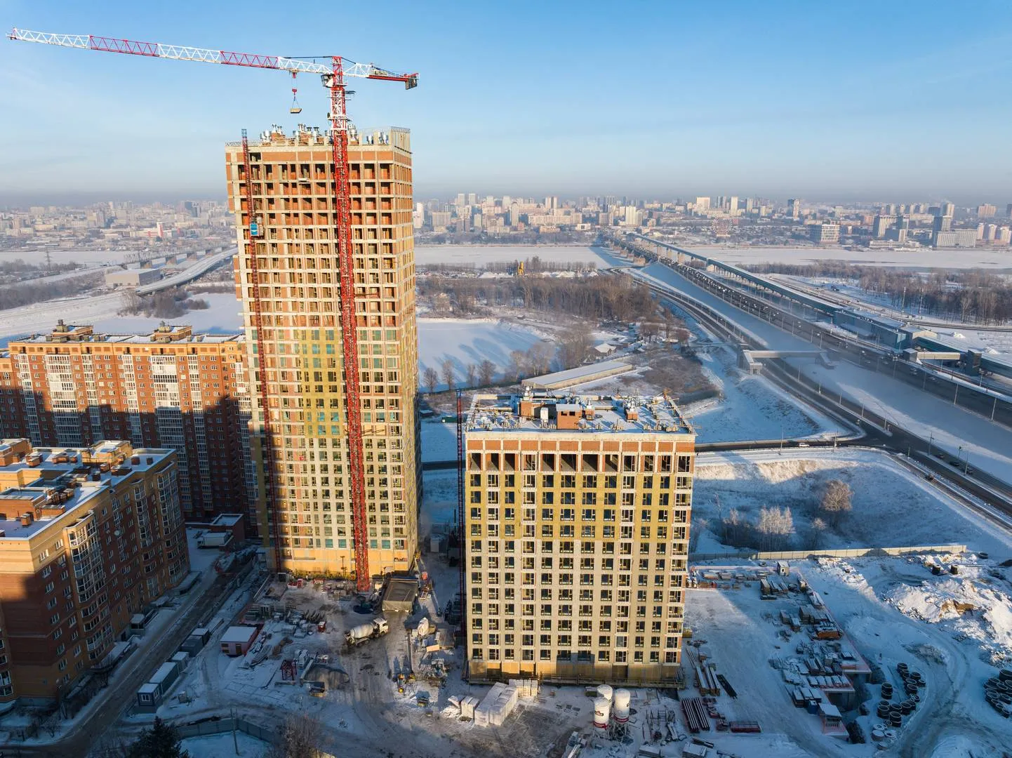 ЖК Квартал новой жизни Горская Лагуна ход строительства